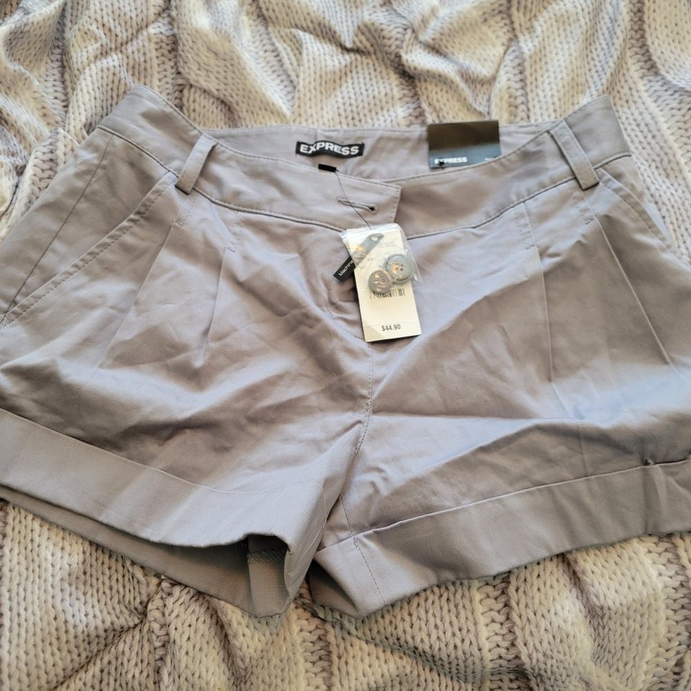 Express gray shorts
